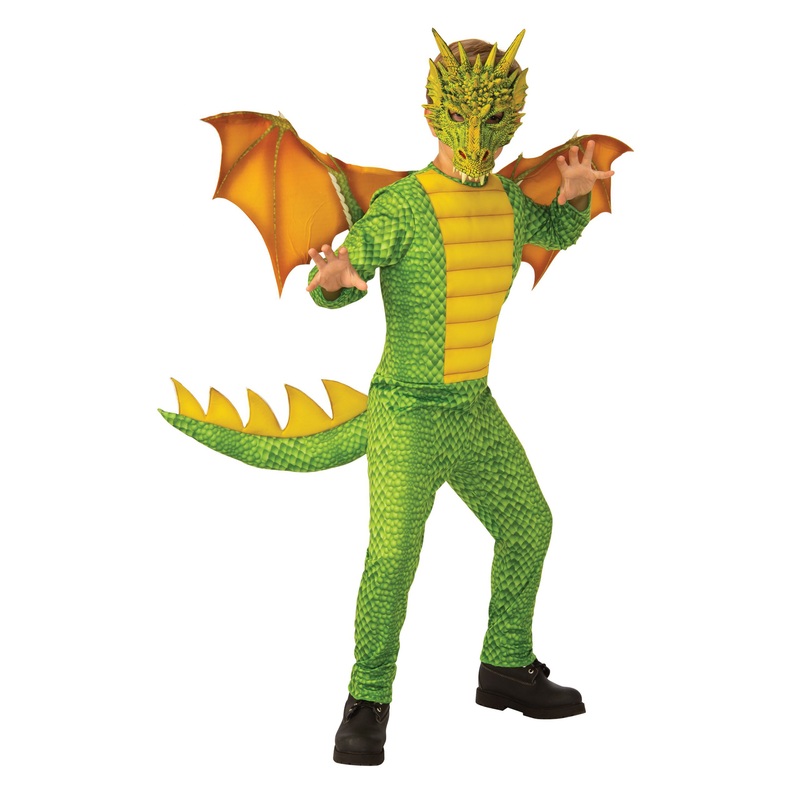 Green Dragon Costume - Tween