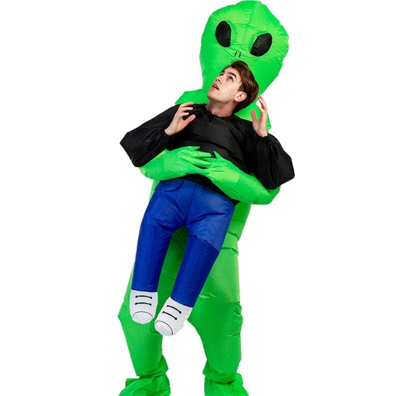 Inflatable Green Alien Costume - Kids