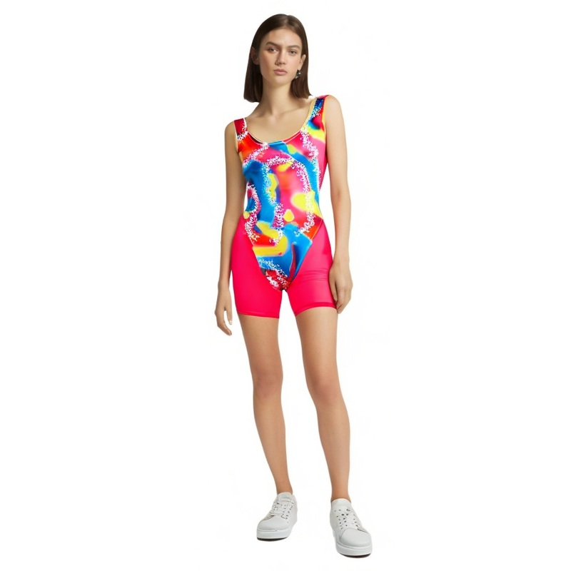 Ladies Malibu Doll Retro Workout Costume