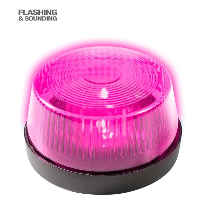 Pink Flashing Light With Siren