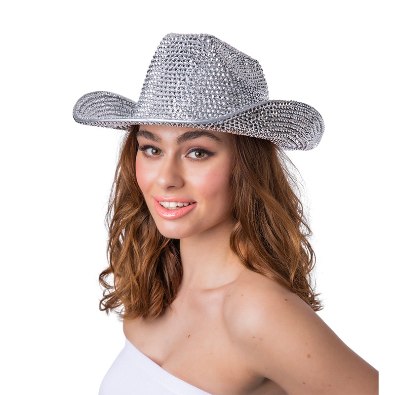 Super Deluxe Rhinestone Cowgirl Hat