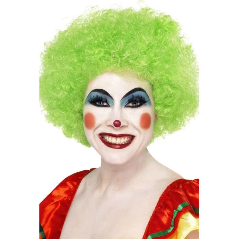 Crazy Clown Wig - Green
