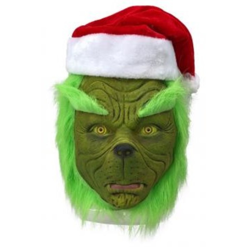 Green Goblin Santa Mask