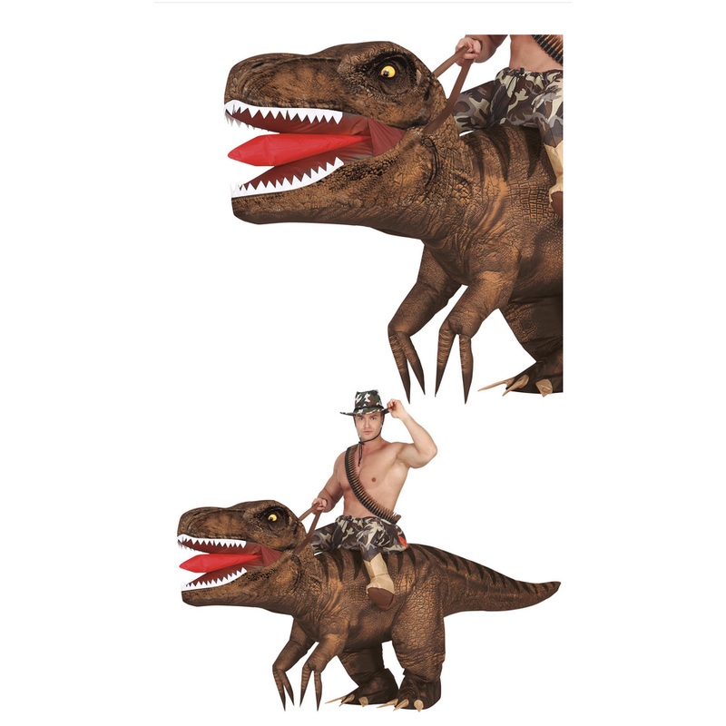 Inflatable Mounted Dinosaur Costume