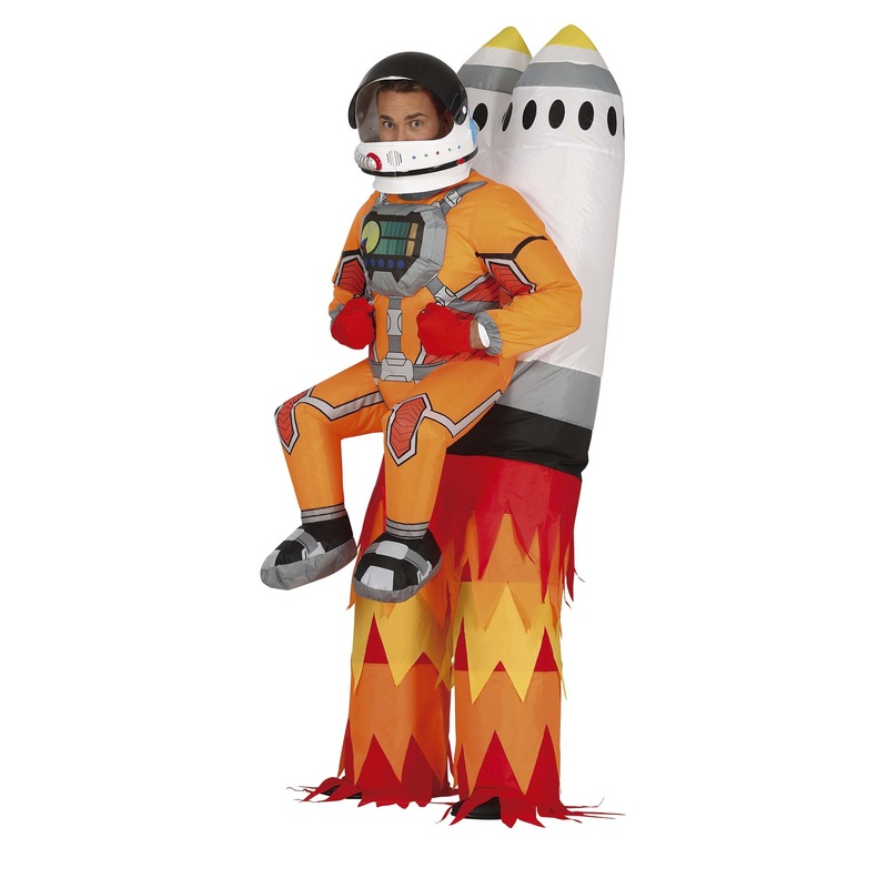Inflatable Rocket With Astronaut Costume