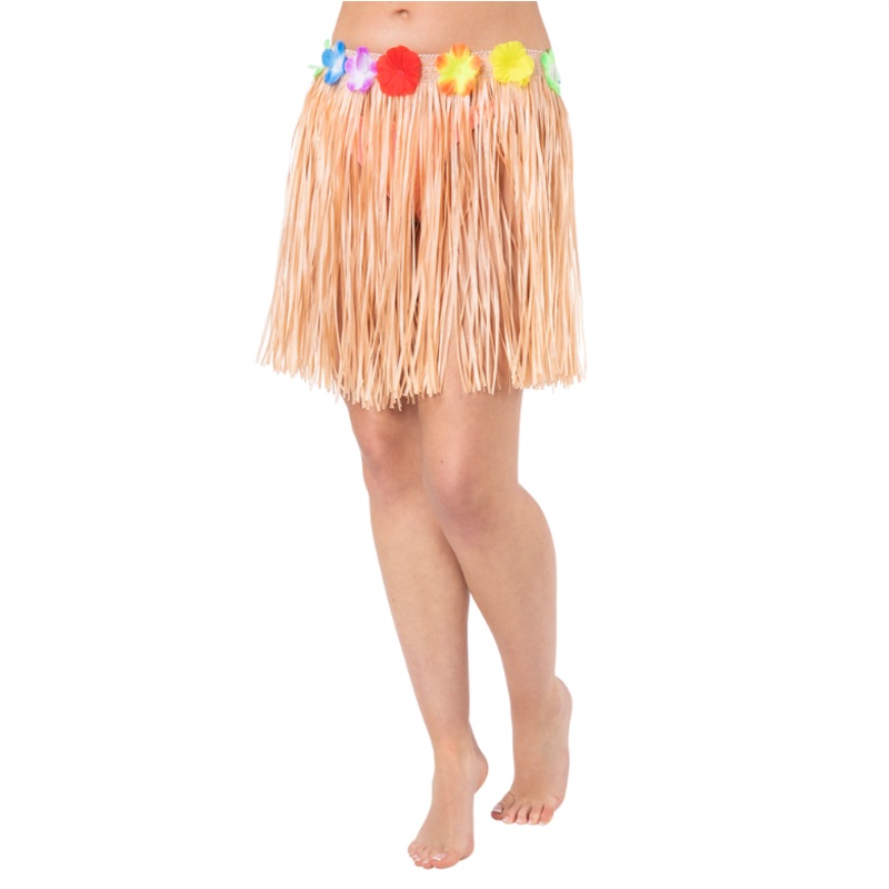 Natural Hula Skirt - 40cm