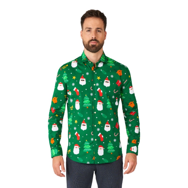 Festivity Green Christmas Shirt