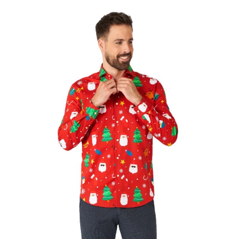 Festivity Red Christmas Shirt