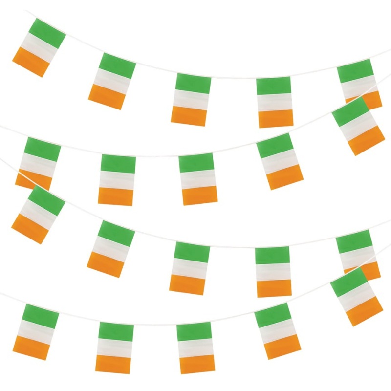 Ireland Bunting - 20 Flags 31 x 20cm - 10m Length