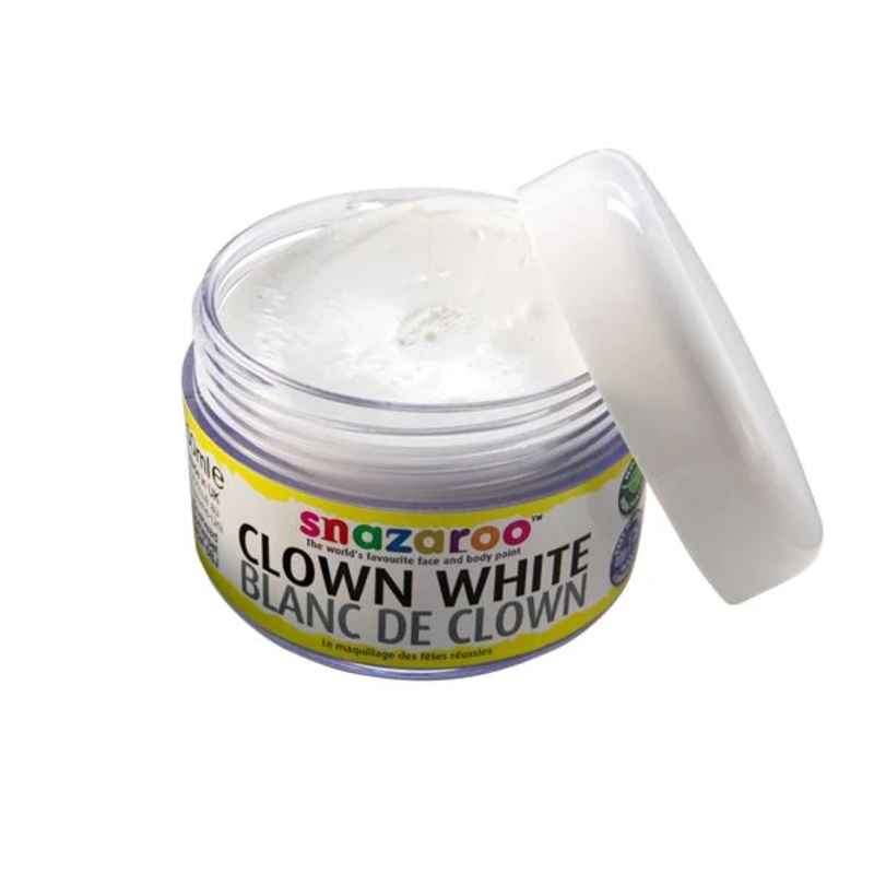 Snazaroo White Face Paint Pot - 50ml