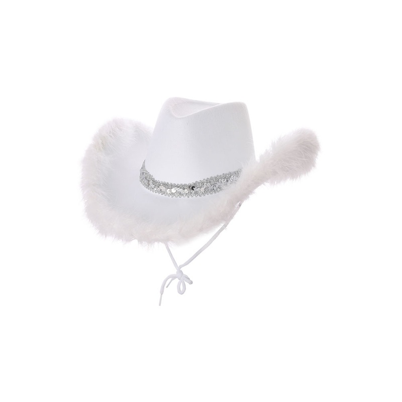 Texan Cowgirl Hat - White