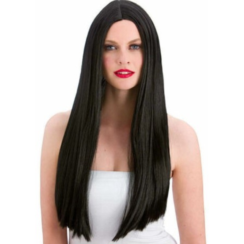 Classic Long Black Wig