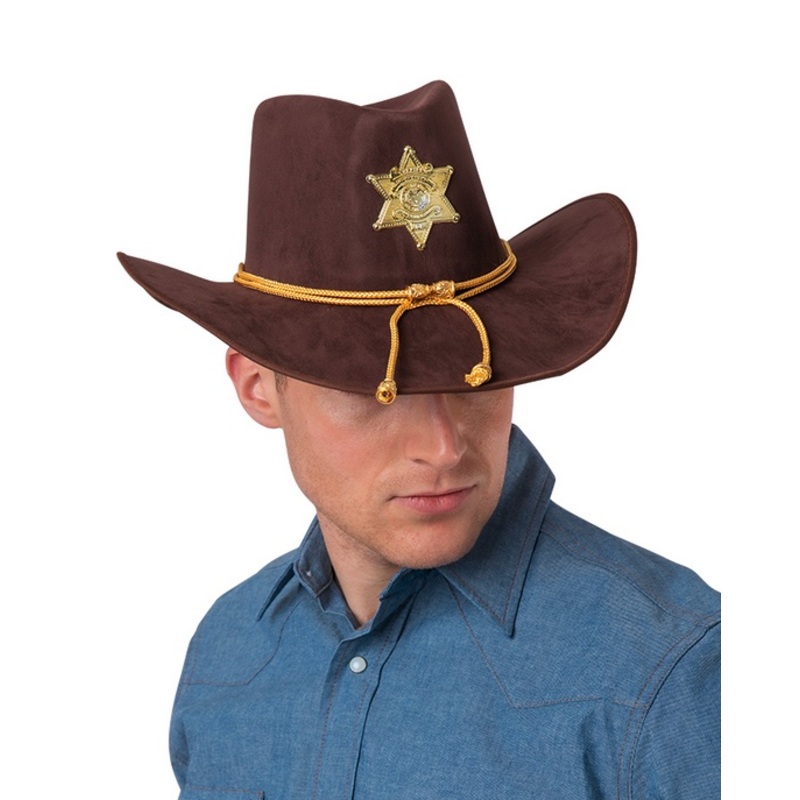 Deluxe Suede Sheriff Hat
