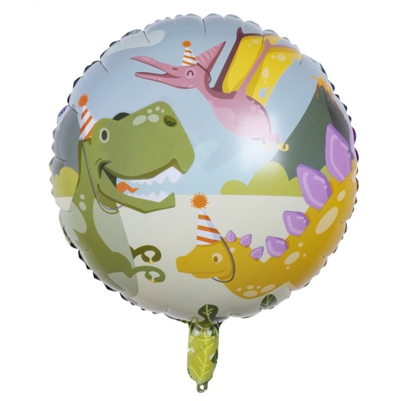 Dino Party Foil Balloon - 45cm
