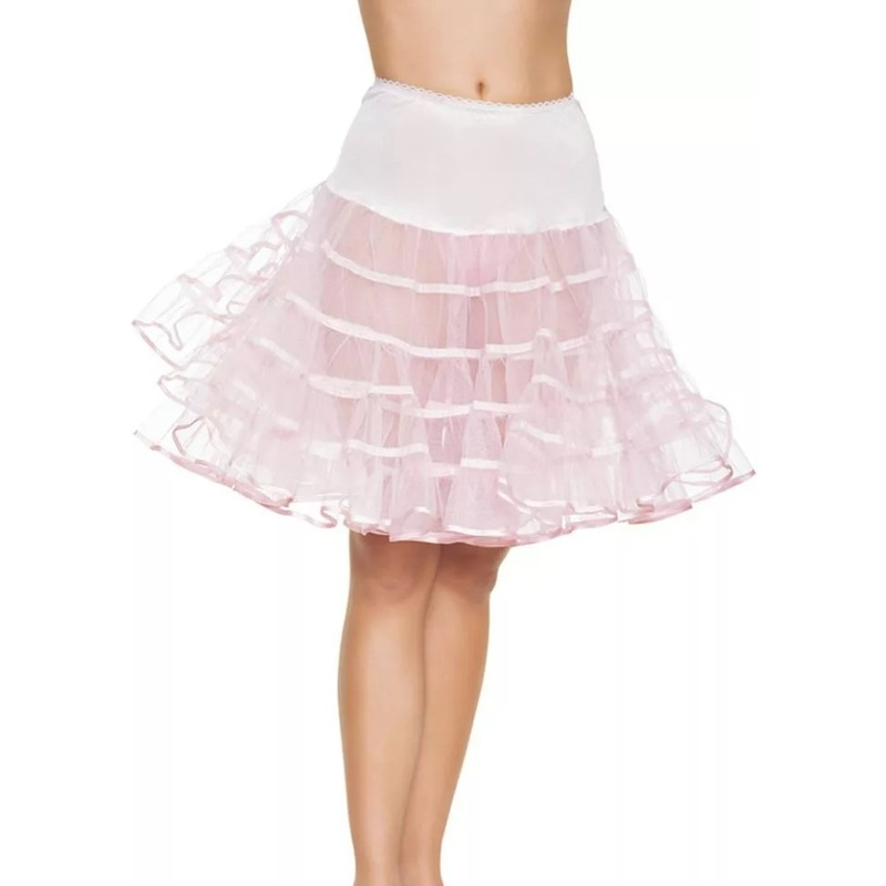 Knee Length Petticoat - Pink