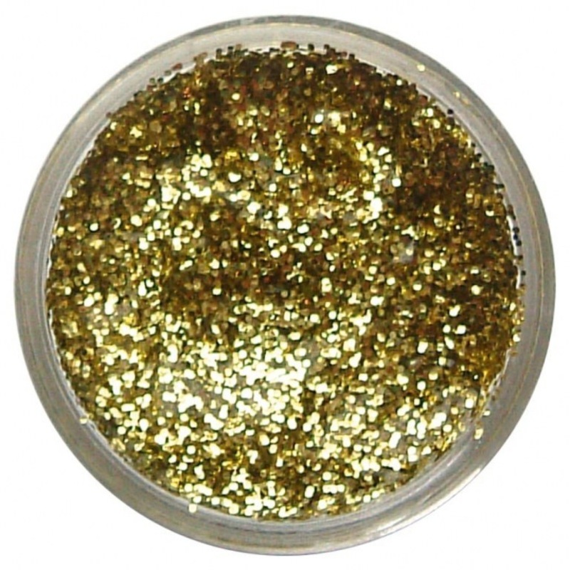 Red Gold Glitter Gel - 12ml