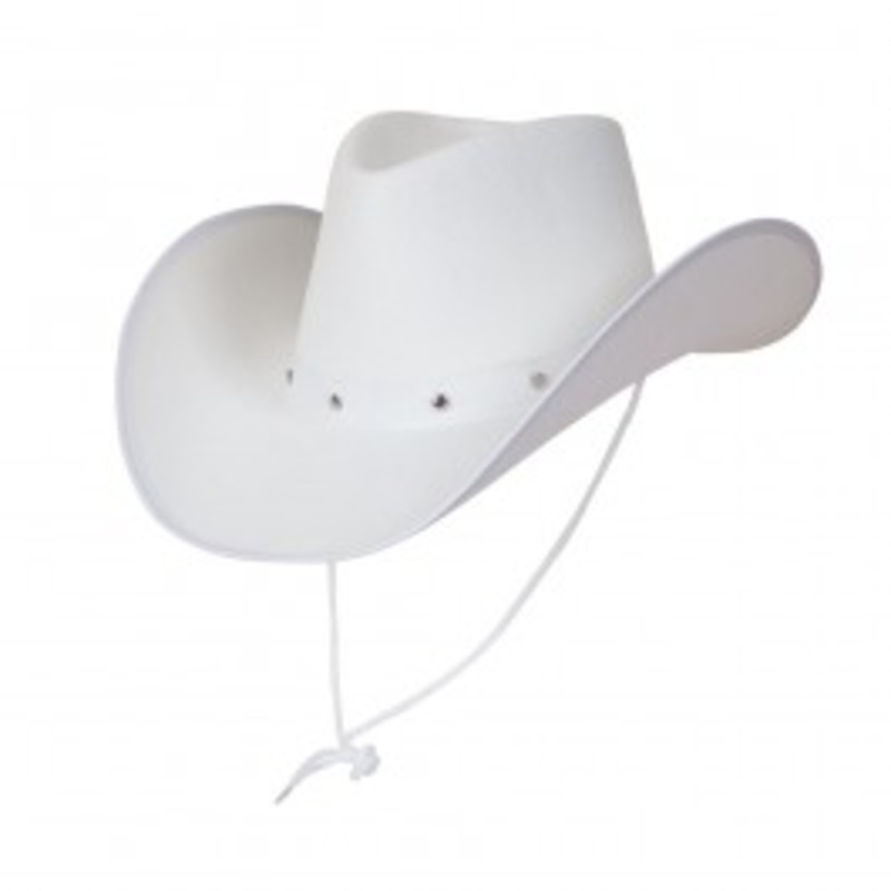 Texan Cowboy Hat - White