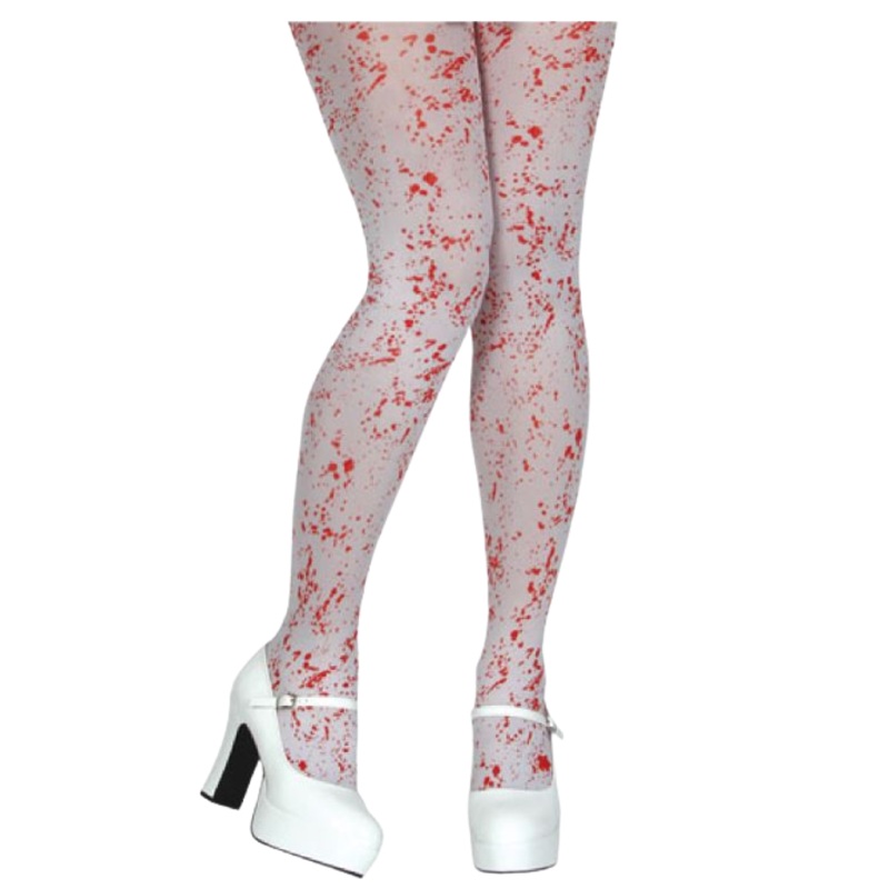 White Tights With Blood Stains