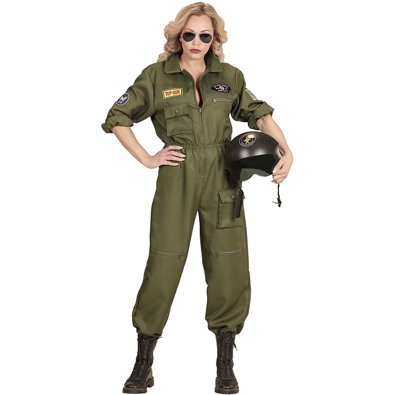 Fighter Jet Pilot Costume - Plus Size