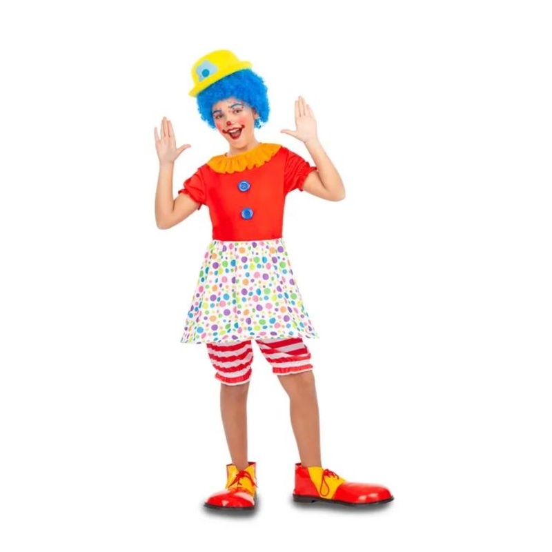 Lady Hoop Clown Costume - Tween