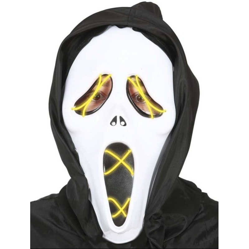 Light Up Hooded Killer Mask