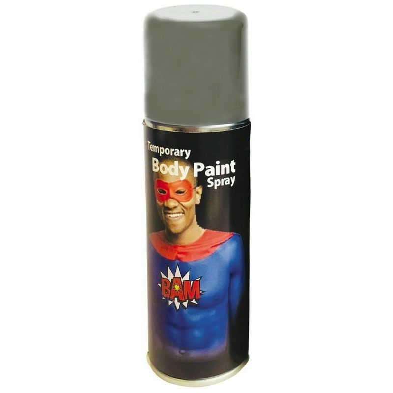 Temporary Body Paint Spray - Grey