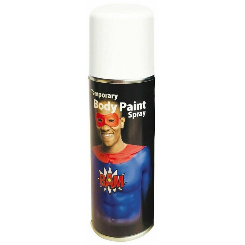Temporary Body Paint Spray - White