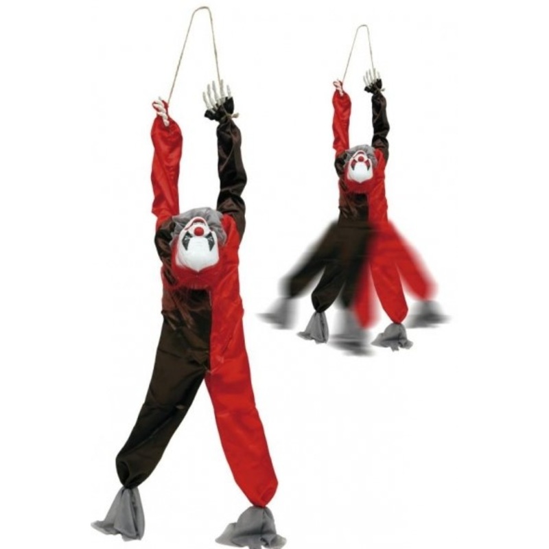 Hanging Clown with Movement, Light and Sound