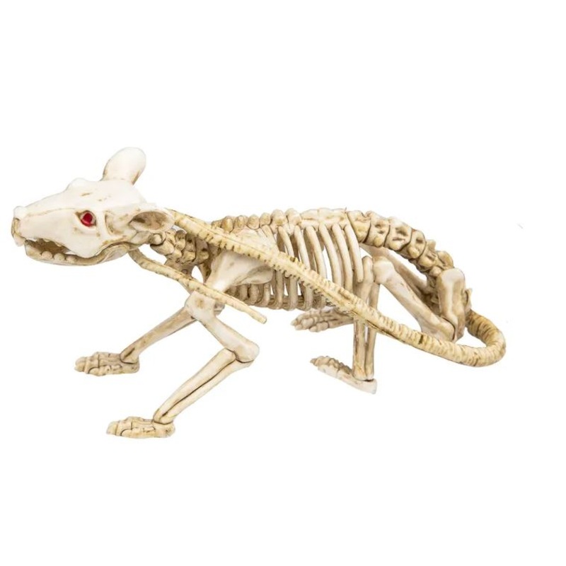 Skeleton Rat Decoration - 4 x 7cm