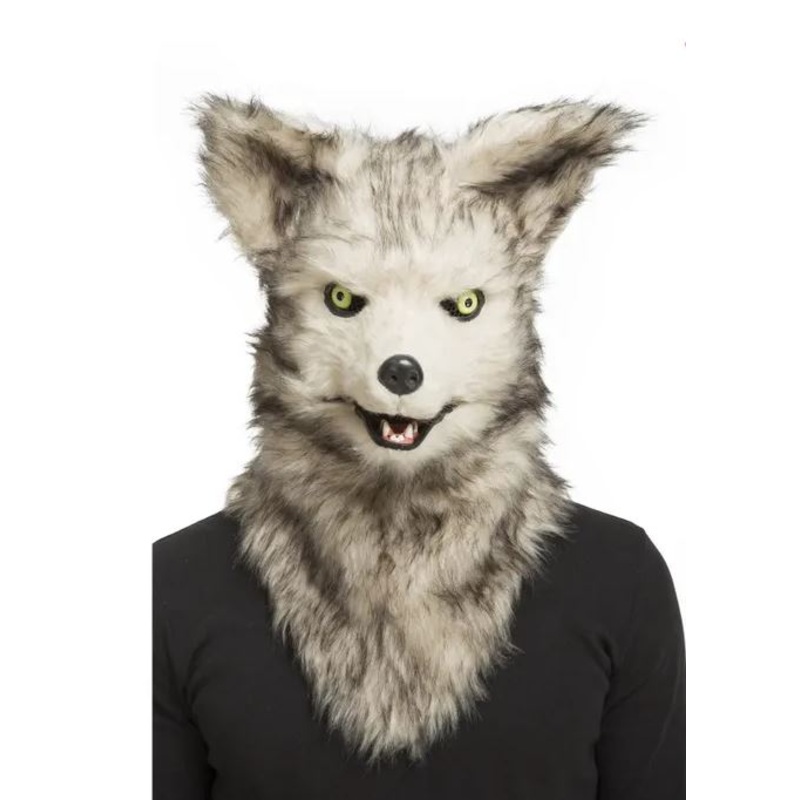 Wolf Mask with Movable jaw