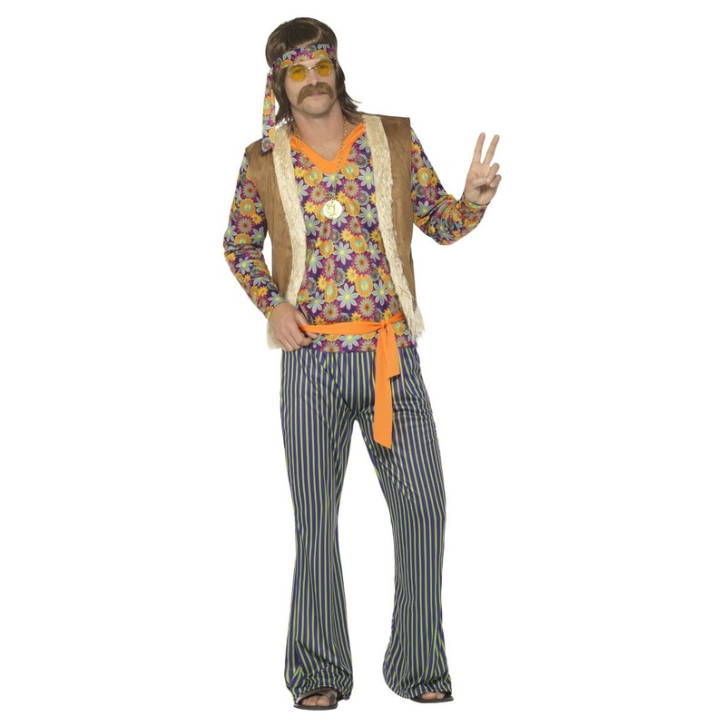 60s Hippie Singer Costume - Men's