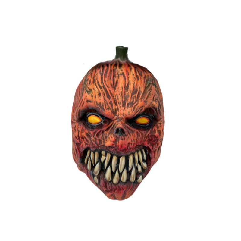 Evil Pumpkin Latex Mask