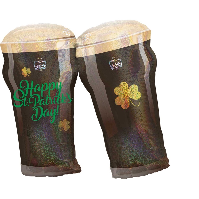 St. Patricks Day Beer Balloon - 28"