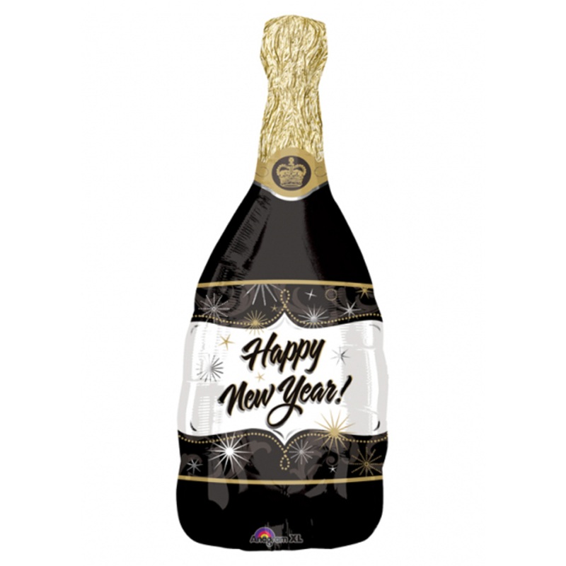 Champagne Bottle Balloon - 14" x 36"