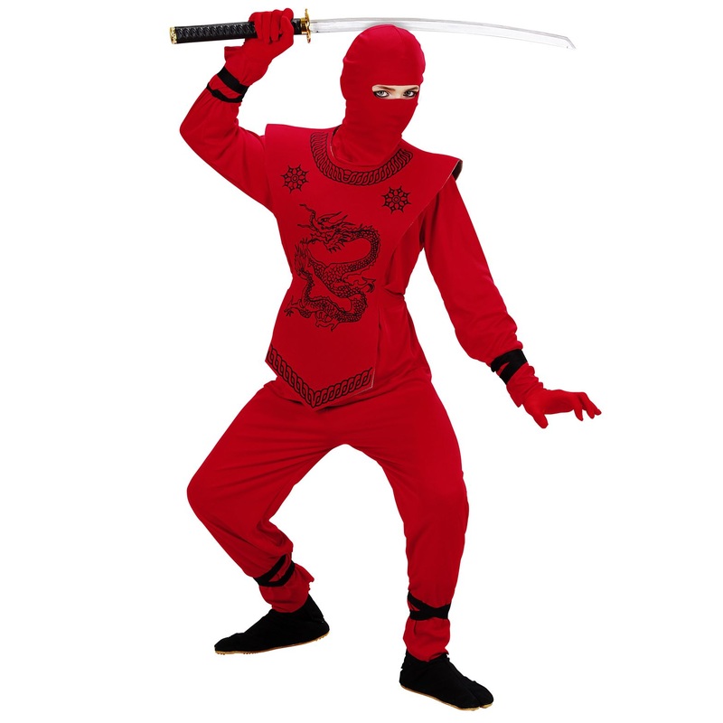 Red Ninja Costume - Kids