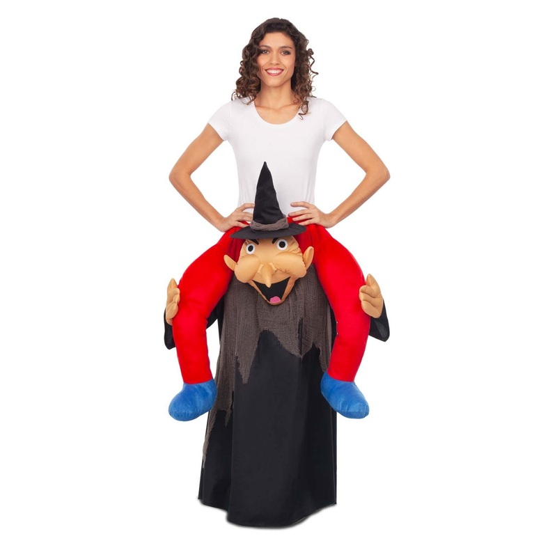 Ride On Black Witch Costume - Adult