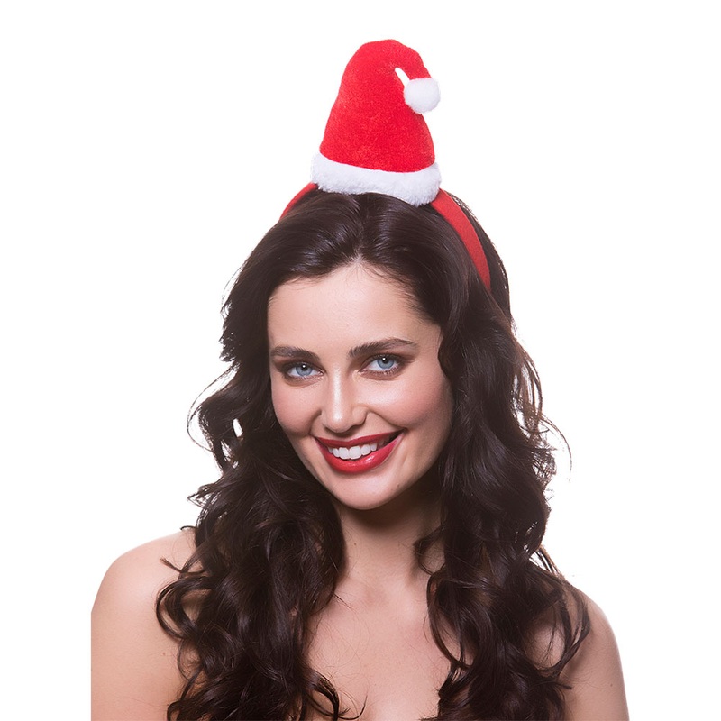 Velour Santa Hat Headband