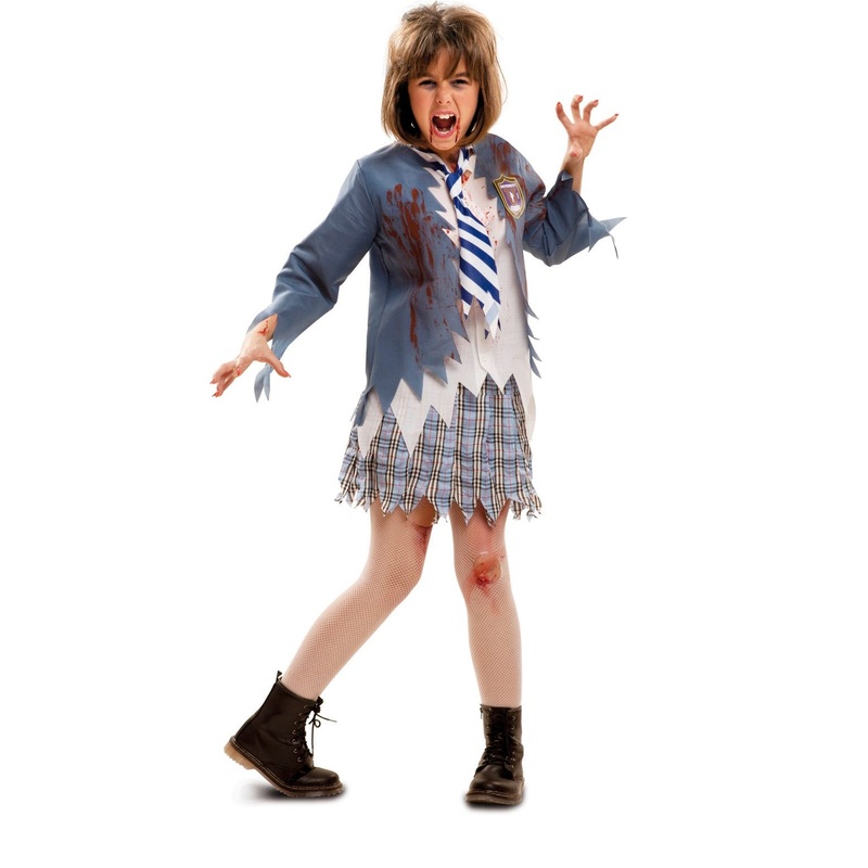 Zombie School Girl Costume - Tween