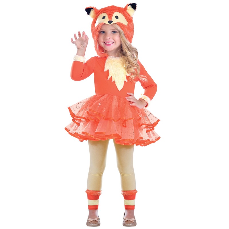Fox Hooded Dress - Tween