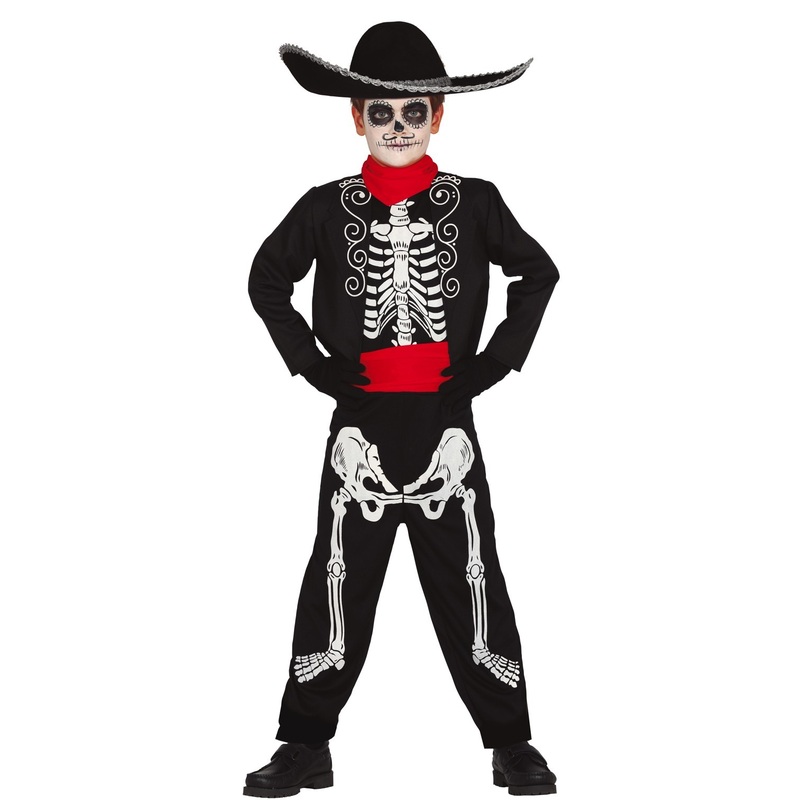 Mariachi Skeleton Costume - Kids