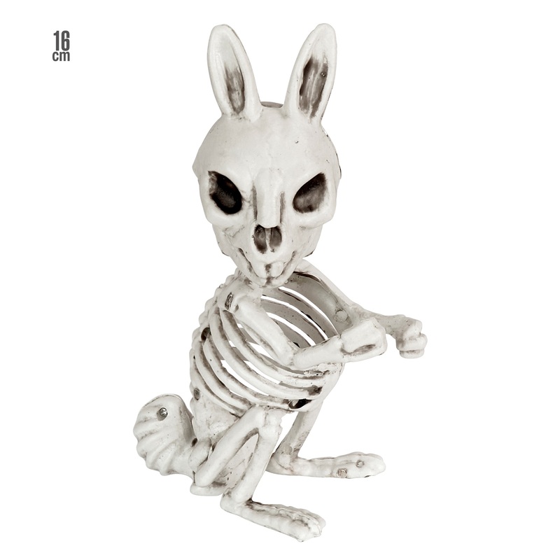 Rabbit Skeleton Prop 16cm