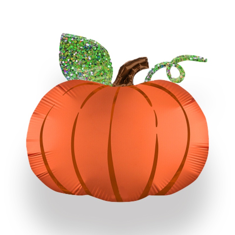 Satin Infused Pumpkin Balloon - 25"