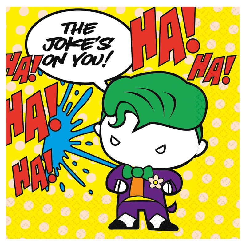 Batman v Joker Luncheon Napkins - 16 Pack