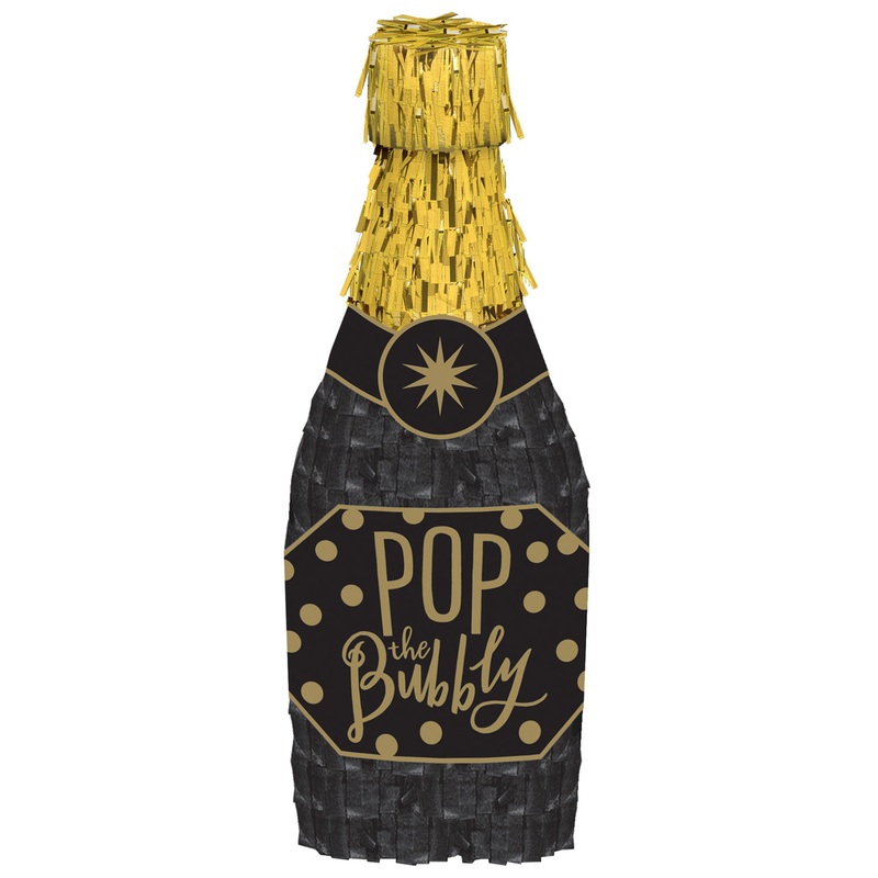 Champagne Mini Pinata Decoration