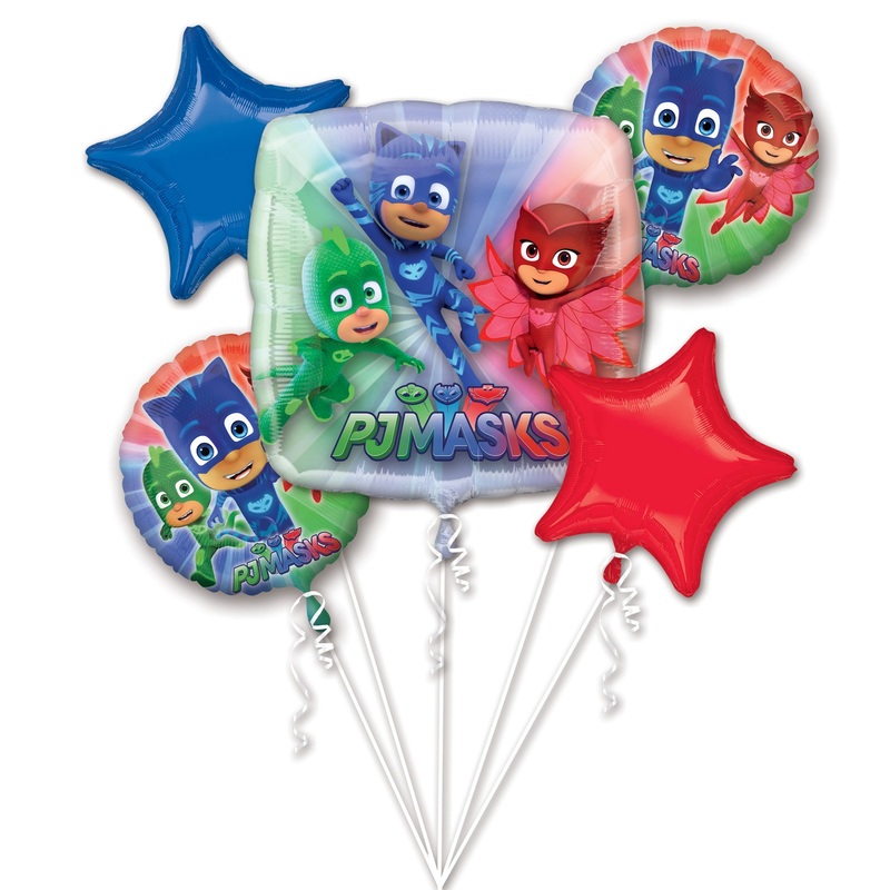 PJ Masks Foil Balloon Bouquets