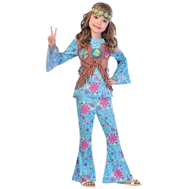 Flower Power Hippie Costume - Kids