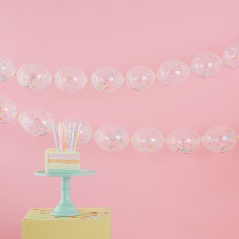 Confetti Balloon Link Garland Kit - 24 Pieces