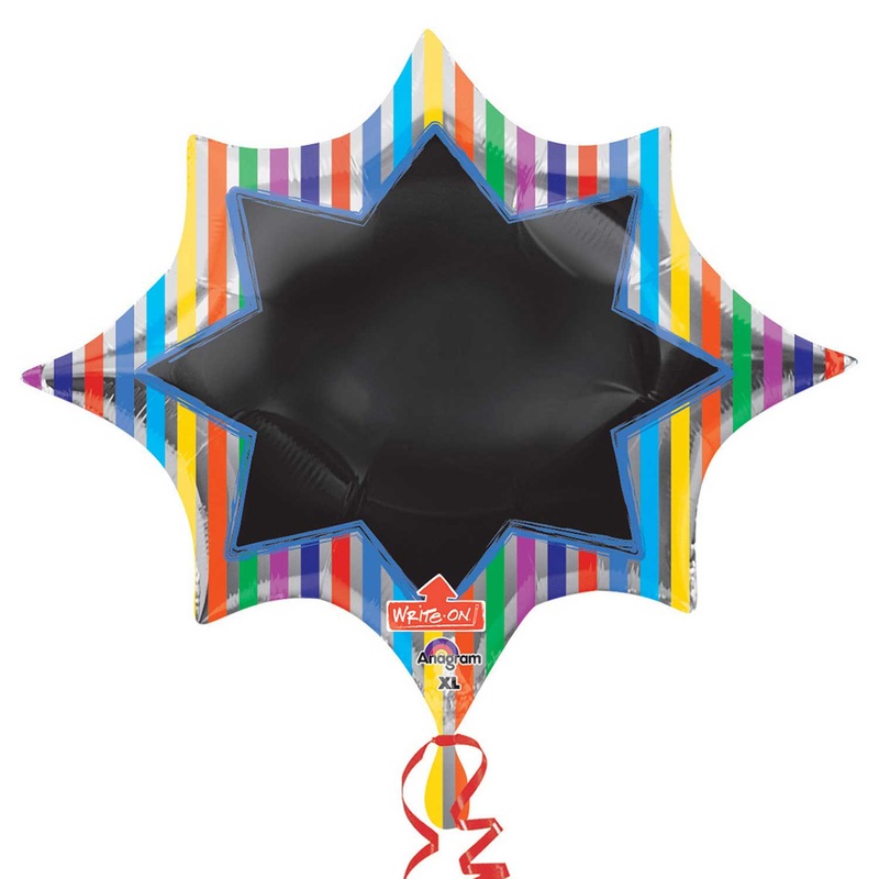 Write-on Supershape Foil Balloon 35"x 29"