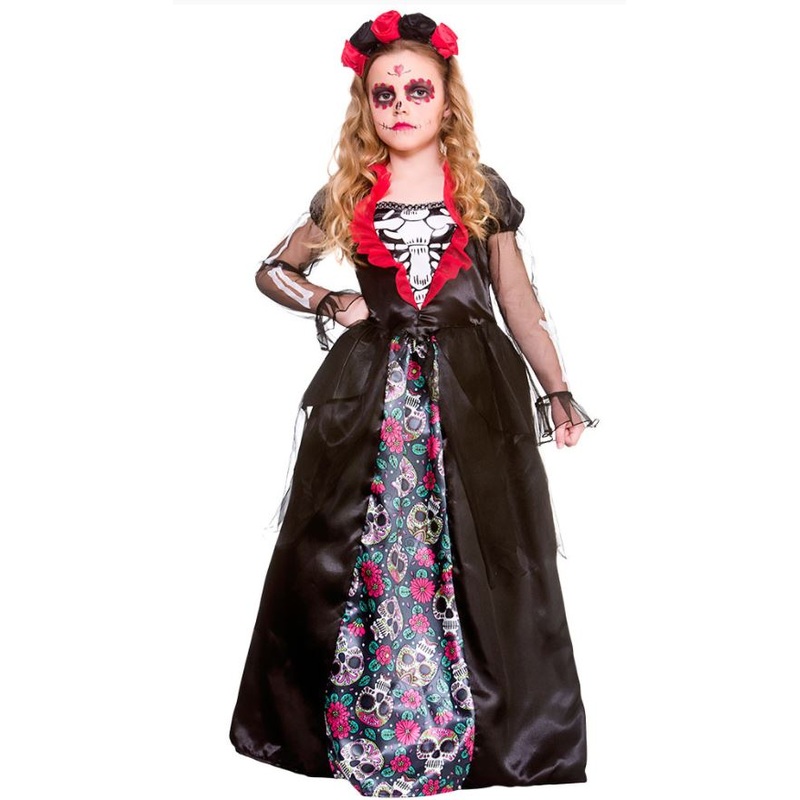 Deluxe Day of the Dead Costume - Kids