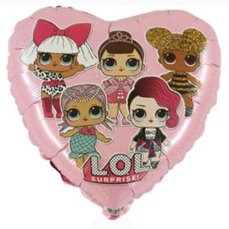 L.O.L Surprise - Pink Heart 18" Foil Balloon